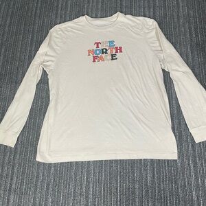 The North Face Cream Long Sleeve Shirt